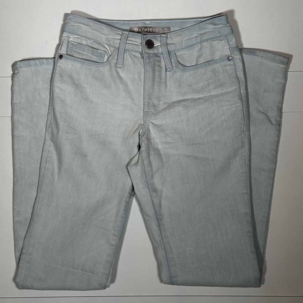 Athleta Women's Light Wash Straight Leg Jeans Size 0